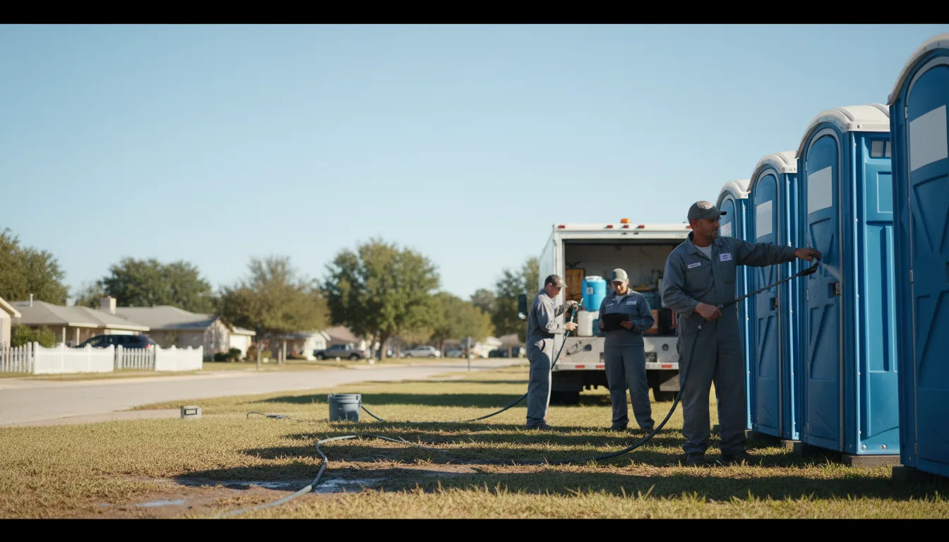 Long-Term Portable Toilet Rental in Fort Recovery, OH near me